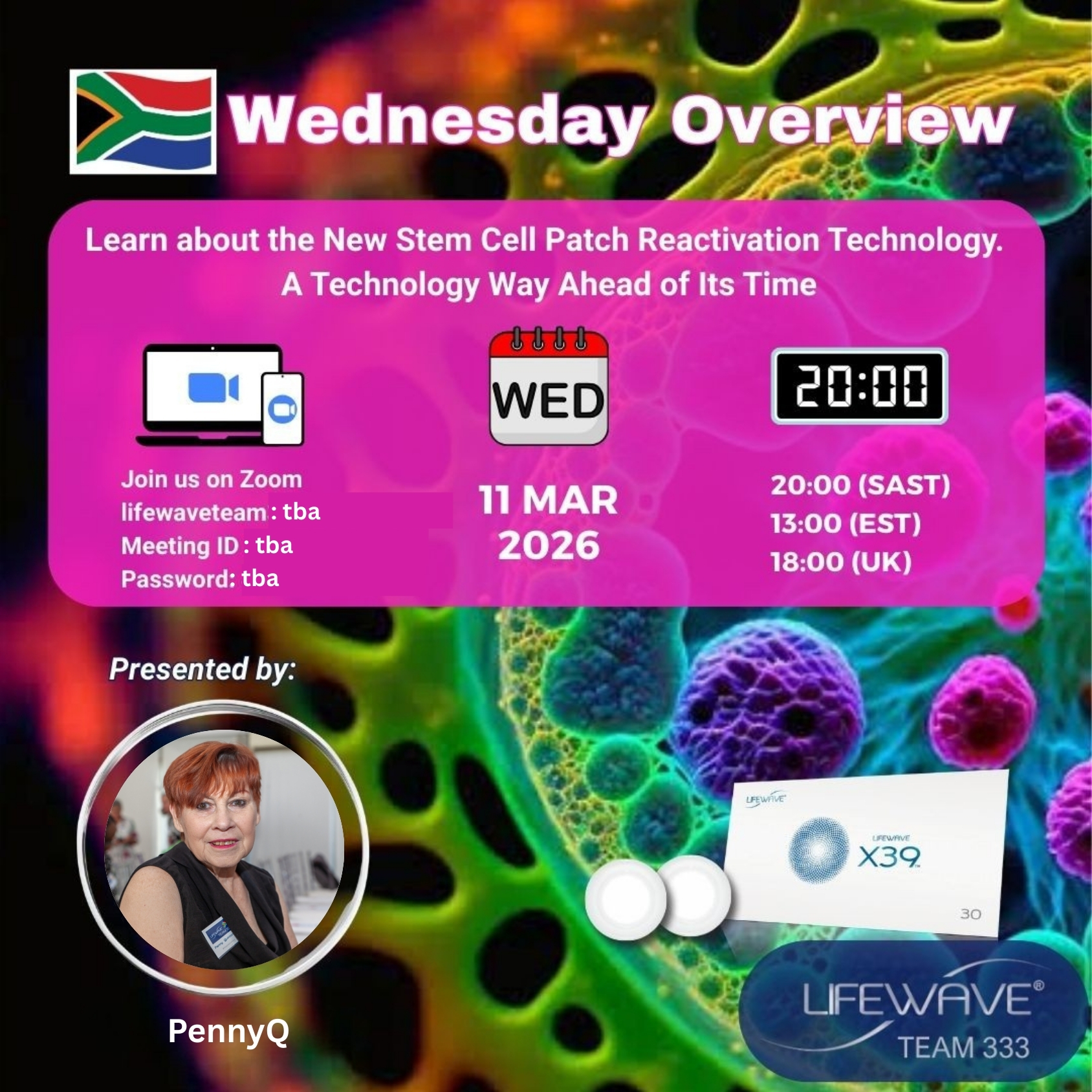 lifewave wednesday overview every wednesday online